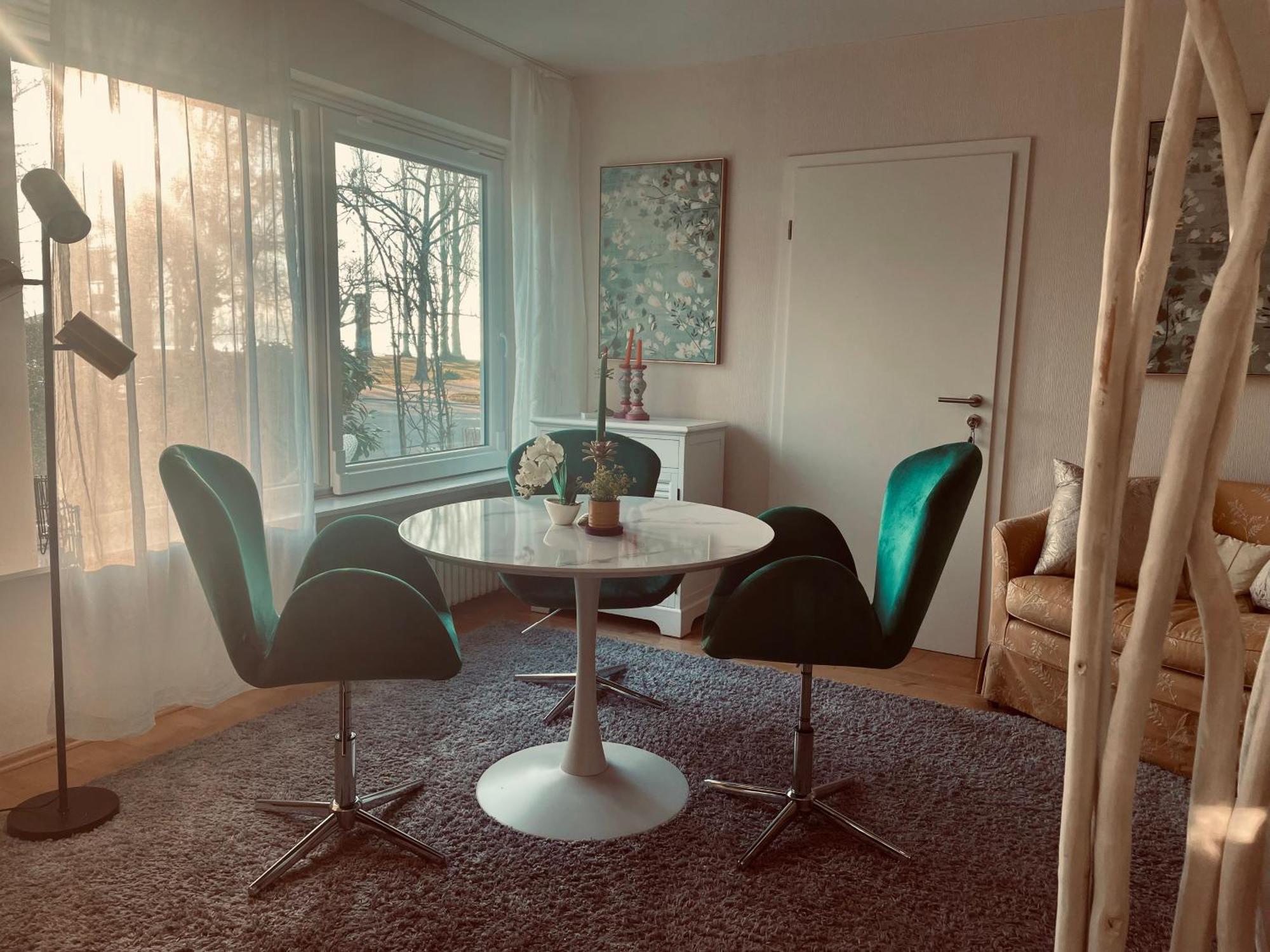 Ferienwohnung Louise 50 M Zum See Кресброн Экстерьер фото